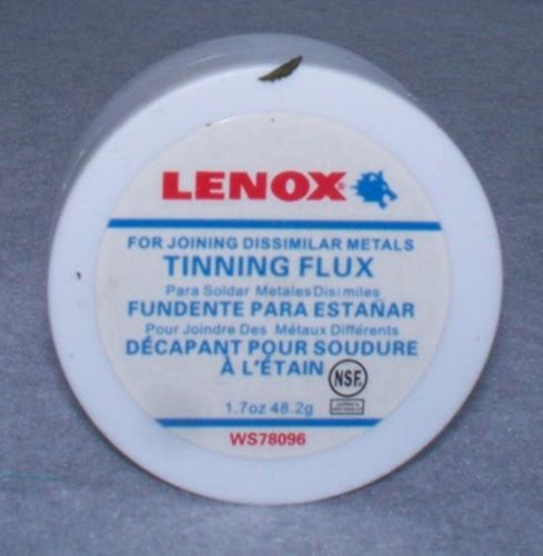4 JAR Lenox 1.7 Oz ea Plumbing Flux Tinning Paste WS78095 JOIN DISSIMILAR METALS