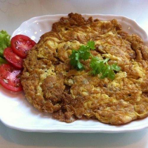 Thai Food Pork Omelette Recipe Cook Easy Egg Hi Rice Thailand Dinner Sent Choice