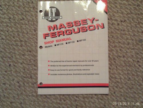 MASSEY FERGUSON TRACTOR SHOP MANUAL