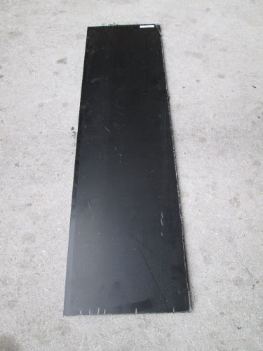 Polypropylene impact copolymer black plastic sheet 1/2&#034; x 11&#034; x 40&#034; n00m-00 uhmw for sale