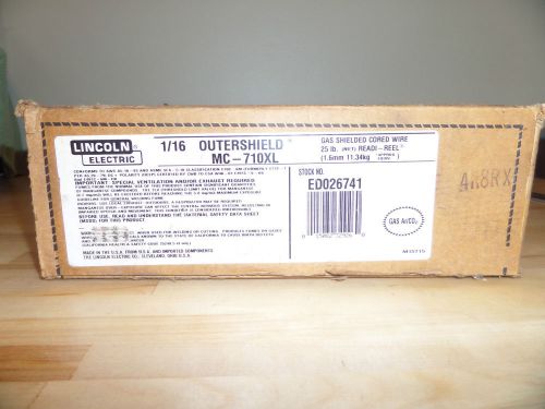 Lincoln Outershield MC-710XL Mig Wire 1/16&#034; .0625, 25lbs Readi-Reel ((#D245))