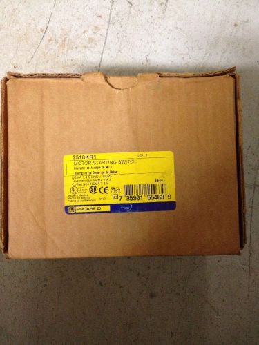 New In Box Square D 2510KR1 Motor Starting Switch
