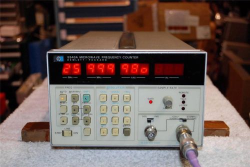 HP/Agilent 5343A Microwave Frequency Counter 26GHz