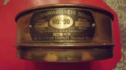 U.s. standard sieve series # 50 brass for sale