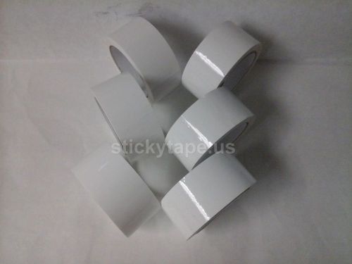 12 rls - 2&#034; x 55 yrds 1.8 mil white carton sealing tape for sale