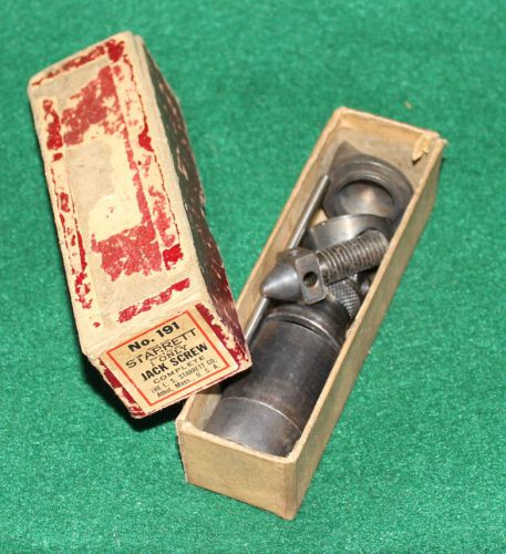 Vintage USA Made STARRETT No.191 Little Giant Jack screw set