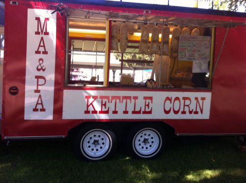 Kettle corn trailer