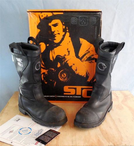 Lion STC Marshall Fire&amp;Ice Firefighter 22013 Mens Leather Boots Size 12M B03