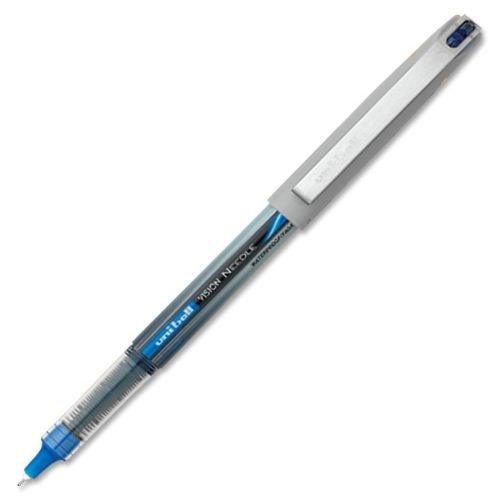 Uni-Ball Vision Soft Grip Pen - Fine - 0.7 mm - Blue Ink - 12/Pk - SAN1734904