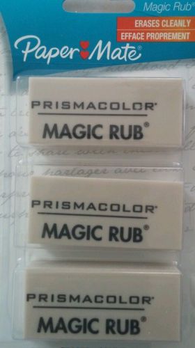 Paper Mate Prismacolor Magic Rub Erasers 3-Pack
