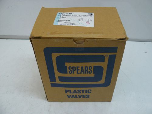New spears 2239-020c true union ball check valve 2&#034; cpvc for sale