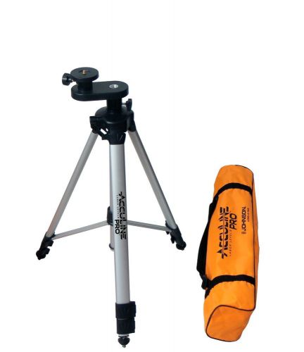Johnson Level and Tool 40-6861 Tripod with Carrying Case and 1/4-Inch - 20 Adapt