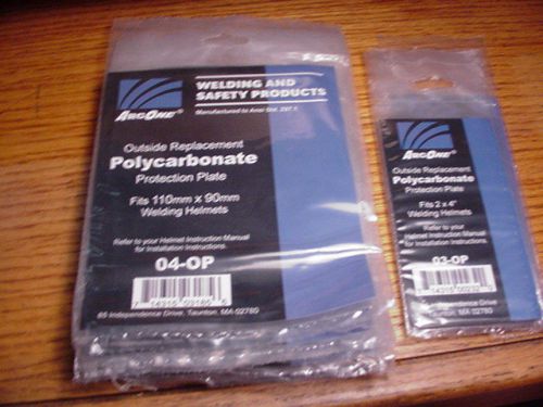 ArcOne 04-OP Replacement Polycarbonate Protection Plate- 7 PACK! &amp; 4 Pack 03-OP