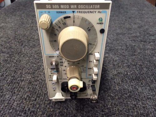 Tektronix SG505 MOD WR Oscillator - Audio Test Bench - Serviced and Calibrated