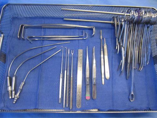 Codman, jarit, aesculap plastic surgery instrument set. excellent condition for sale