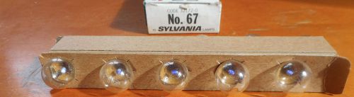 10 Sylvania No. 67 Lamps, New