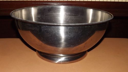 COMMERCIAL 16&#034; STAINLESS STEEL MIXING BOWL WITH LAZY SUSAN BOTTM
