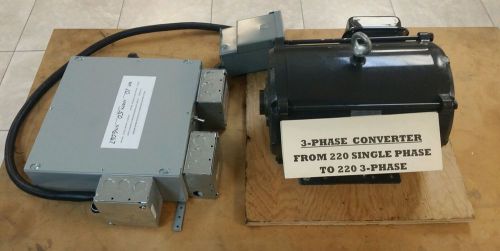 3 Phase Converter - 10 HP - 50 amps, Industrial Grade