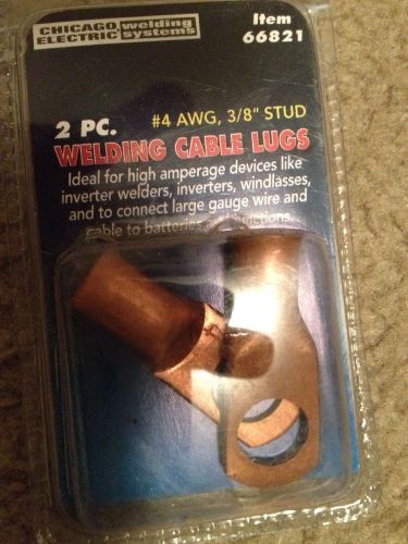 3/8&#034; Welding Cable Lugs 2 Pc