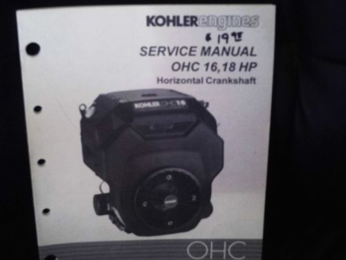 Kohler Engines Service Manual OHC16-18HP