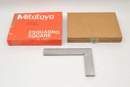 MITUTOYO 916-103 0.00014 ACCURACY STEEL BEVELED-EDGE FIXED SQUARE 6 IN B490238