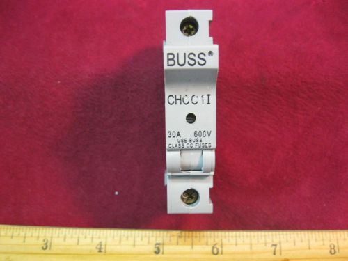 Buss chcc1i  30 amp 600v fuse blocks 1 pole din rail mount for sale