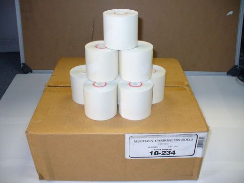 2-3/4 x 95&#039; POS Paper Roll, 2 Ply Carboneless 21 Rolls