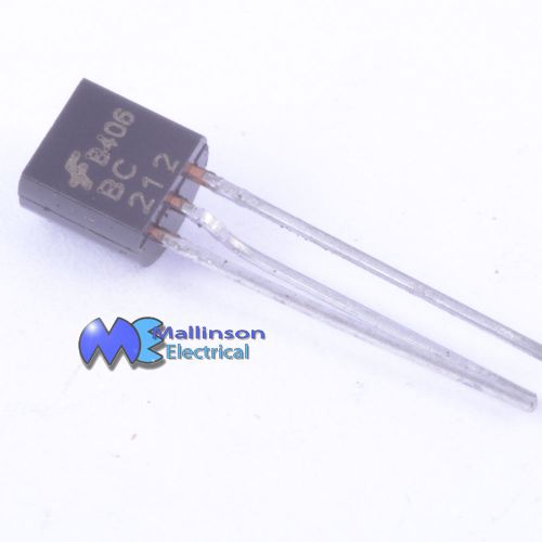 BC212 PNP Medium Power Transistor -80v -800mA TO-92