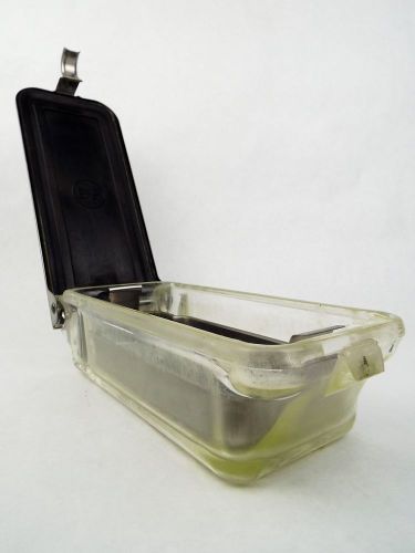 Glass dental instrument autoclave sterilization locking case for sale