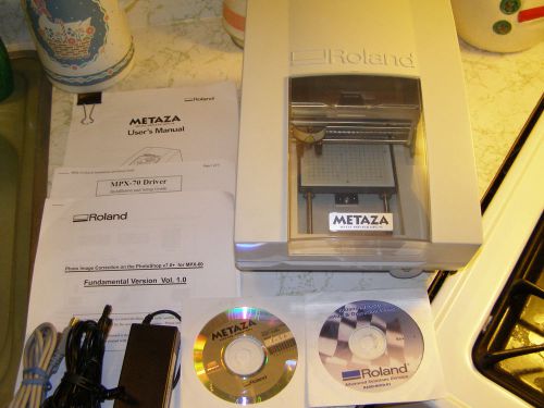 ROLAND metaza MPX-70 ENGRAVER IMPACT PRINTER RARELY USE * BUSINESS OPPORTUNITY *