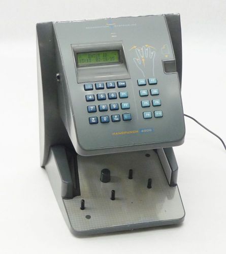 RECOGNITION SYSTEMS HANDPUNCH 4000 HP-4000 BIOMETRIC HAND PUNCH TIME CLOCK