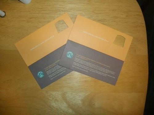 20 Starbucks Recovery Vouchers No Charge Shipping Save Money