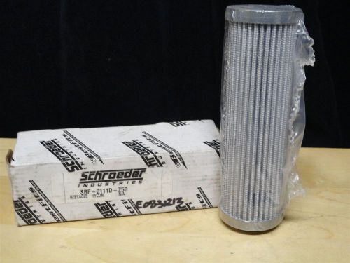 New * hycon / schroeder hydraulic filter * 0110d005bhhc * element * sbf-111d-z5b for sale