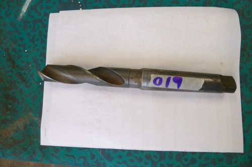 CLE FORGE 1-1/8&#034; HSS Drill Bit  Long flutes Morse Taper #4 Shank MT4 4MT 11&#034; OAL