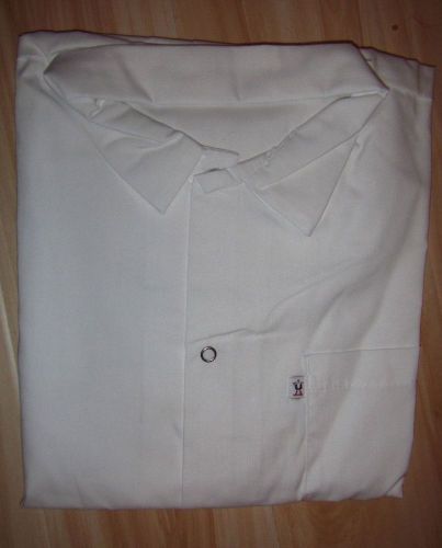 Uncommon Threads White Utility/Server/Chef Short Sleeve Shirt 2 Pack. Size Small