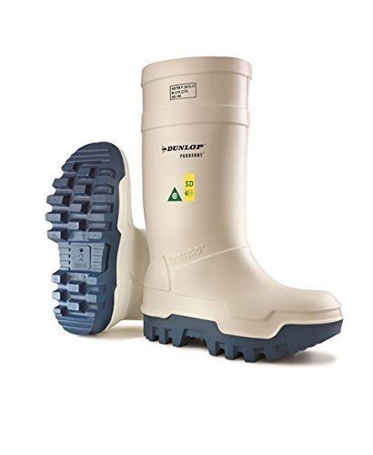 Dunlop Purofort Thermo+ Full Safety, White, Size 10, Polyurethane Boots, E662143