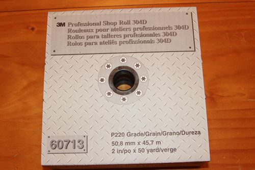 3M 304D Professional Shop Roll P220 Grade 2&#034; x 50yards (60713)