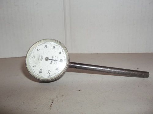 MITUTOYO BACK PLUNGER INDICATOR .001&#034; READING .140&#034; MOVEMENT # 1156 JAPAN