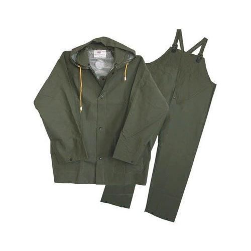 Boss 3PR0300GJ 3-Piece Extra Extra-Large Green Lined Rain Suits New
