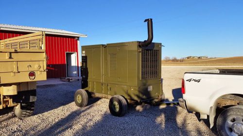 200kw military cat diesel generator low hours trailer mounted mep009a for sale