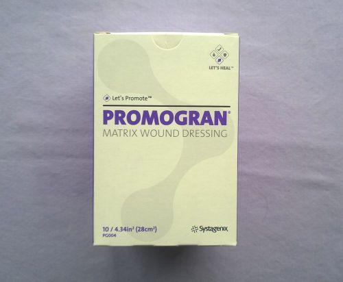 Systagenix promogran  wound dressing (pg004) 4.34 sq.inch,  box 10 exp 09/2016 for sale