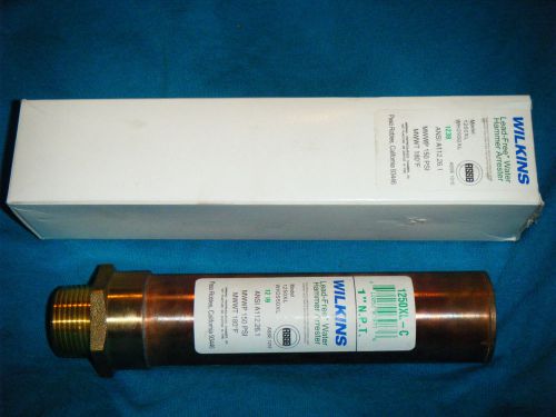 New wilkins 1&#034; copper &amp; brass water hammer arrester lead free 1250xl-c for sale