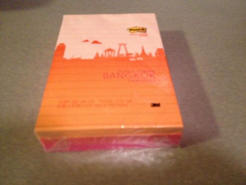 Super Sticky Post It Notes 4x6 Colors of the world Thailand!!(Great Buy)!
