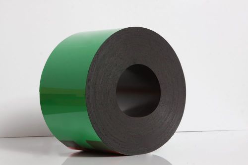 DRY ERASE MAGNET GREEN 2&#034;X25&#039; ROLL .20 MIL MADE IN USA