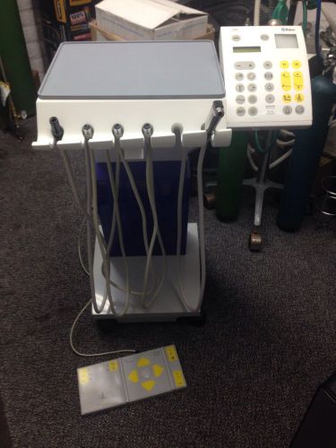 Ritter mobile dental delivery cart with 3 electric handpiece motors, highspeed for sale