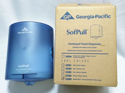 Georgia pacific 52409 sofpull splash blue towel dispenser new, never used/opened for sale