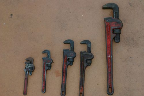 Rigid Pipe Wrench Lot