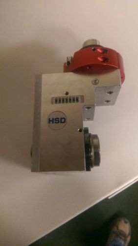 HSD AGGREGATE HEAD, CNC, DOUBLE SPINDLE, 18,000 RPM ,HSK 63F,  NEW