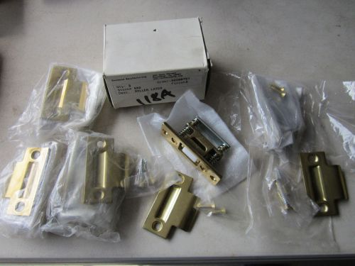 Lot / 5 Rockwood 592 Roller Latches Polished Brass NOS
