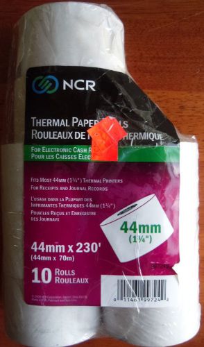 NCR 8 Thermal Paper Rolls 44mm x 230&#039;